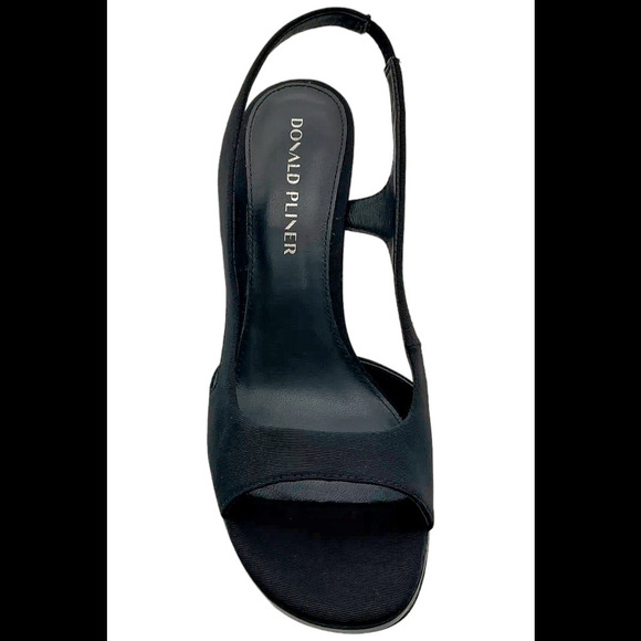 Donald Pliner Women's Kayla Fabric Slingback Sandal Black - Medium - Picture 2 of 3